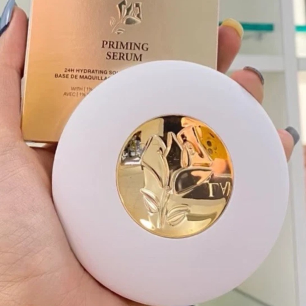 New Lancome Priming Serum 24H Hydrating & Smoothing Solid Primer 0.2oz Full Size